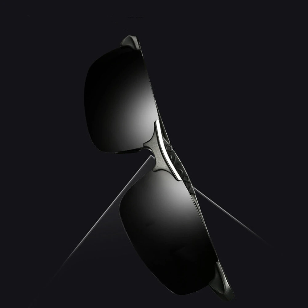 (image for) Classic Men Polarized Sunglasses Lightweight UV400 Protection Anti-Glare Sun Eyewear Glasses for Outdoor Climbing Fishing Travel